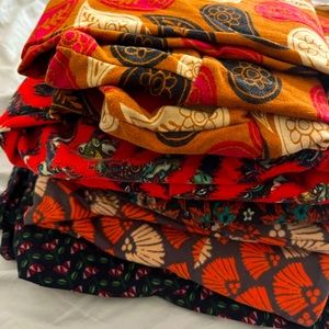 Six pair Lularoe leggings tall and curvy